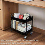 LIWNYRK 2 Tier Rolling Cart - Image 6