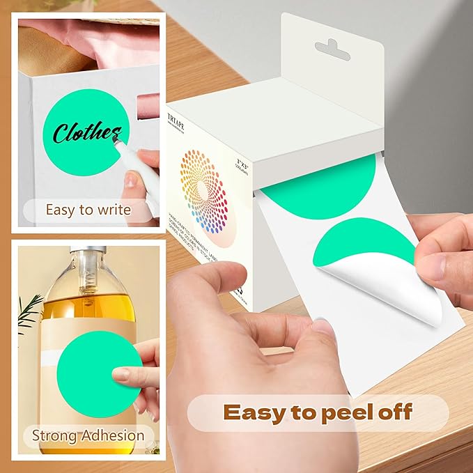 3 Inch Round Color Coding Labels - Image 4