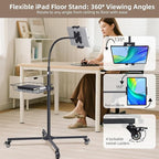 Coslony Adjustable Floor Standing Tablet Stand - Image 5