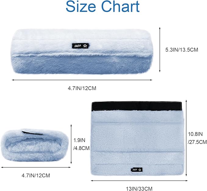 SPRING SEAON Wheelchair Armrest Covers 2 Pack Soft Memory Foam Wheelchair - Image 6