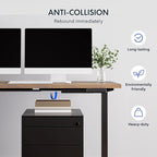 FLEXISPOT L Shaped Standing Desk, 63 x 47 Inch Electric Height Adjustable - Image 9