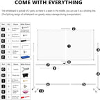 Neatsure Large Rolling Whiteboard on Wheels, Portable Standing Magnetic Dry - Image 6