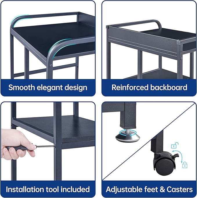Fannova Printer Stand with Storage Shelf - Image 8