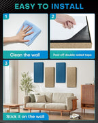 4Pack Fiberglass Acoustic Panels, Self Adhesive Sound Proof Foam Panels - Image 6
