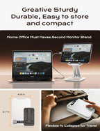 LISEN Tablet Stand for iPad Stand Holder Desk, Foldable Home Office Desk - Image 3