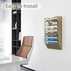 EasyPAG 8 Pocket Mesh Wall File Organizer, Hanging Paper Folder Holder - Image 4