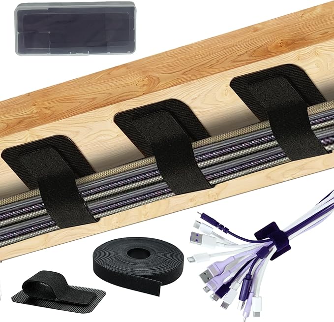 Ulinca Cable Management Under Desk, Enhanced Wire Holder. Cord Organizer by Unknown