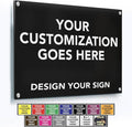 Custom Outdoor Aluminum Signs by SpeedyOrders