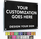 Custom Outdoor Aluminum Signs by SpeedyOrders