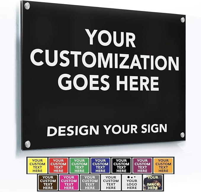 Custom Outdoor Aluminum Signs by SpeedyOrders