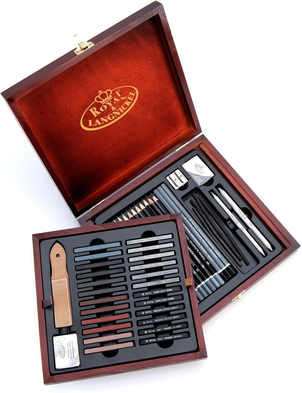 royal & langnickel rset-sket1600 premier sketch pencil art showing dimensions