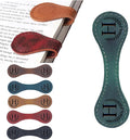 Personalized Magnetic Leather Bookmark, 26 Letters Custom Leather Bookmarks by Artlaza
