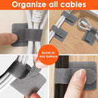Cable Management Under Desk Cord Organizer, Cable Organizers - Image 7