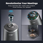 COOLPO Camera 360, 4K Video Conference Room Camera System, AI Driven Speaker - Image 2