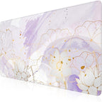 iCasso Desk Cover Mat, Extra Large Lotus Mouse Pad, Desk Pad Mat, Office Matt - Image 2