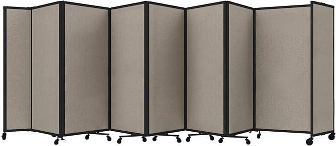 Versare Room Divider 360 Portable Wall Partition | Folding Panels | Large by VERSARE