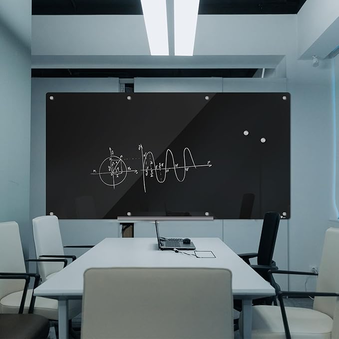 TOWON 8 x 4ft Glass Whiteboard Wall, Big Glass Dry Erase Board - Image 3