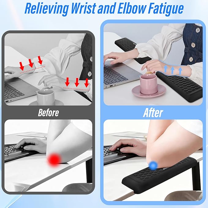 ELZO Desk Elbow Pads L-Shaped Rest - Image 5