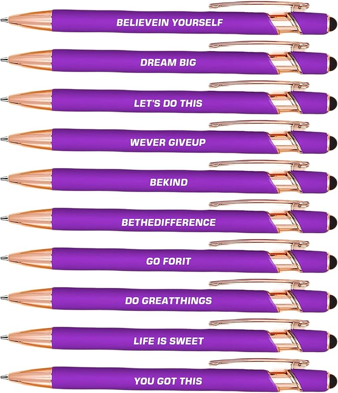 CRME Best Inspirational Pen Set Assorted Colors/Pens by Unknown