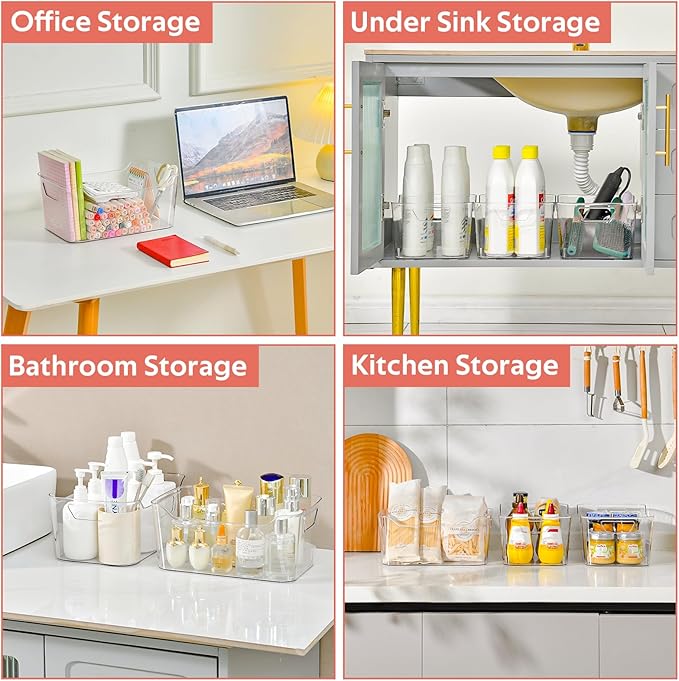 AntStep Clear Plastic Storage Bins - Image 5