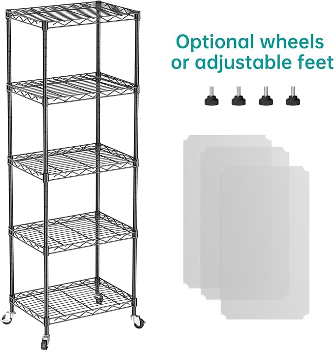 SINGAYE Shelf Closet Wire Shelving：Adjustable Metal Unit - Image 4
