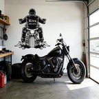 Custom Motorcycle Metal Signs Personalized Biker Name Sign Custom Garage Decor - Image 8