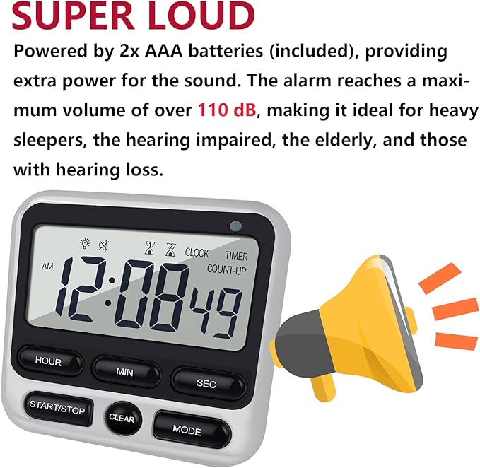 Digital Dual Kitchen Timer - Image 3