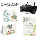 OcePor 50 Sheets Cream Cardstock Paper, Colored Printer Paper 8.5 x 11 - Image 5
