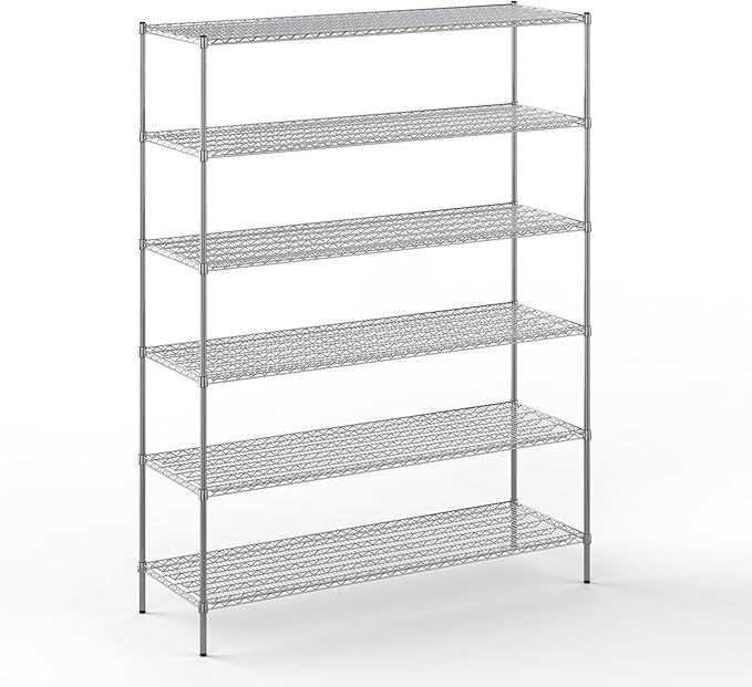 Regal Altair 24" Deep x 72" Wide x 96" Height Wire Shelving Kit | 6-Tier | NSF by Regal+Altair