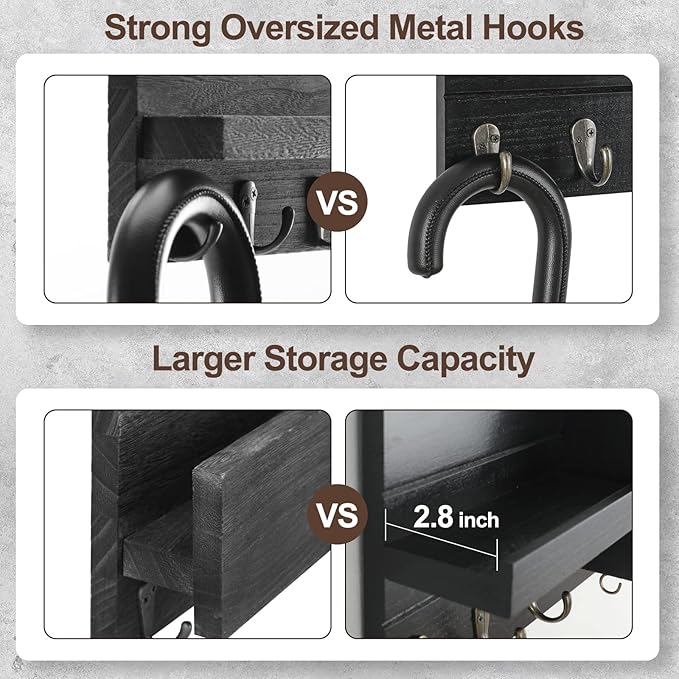 Lwenki Mail Organizer for Wall Mount – Key Holder - Image 6