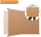 VIZ-PRO Cork Bulletin Board/Foldable Noticeboard, 36 X 24 Inches - Image 4