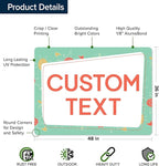 Custom Sign, Custom Street Sign, 11 Font Colors, 13 Font Styles, 4 Hole Options - Image 6