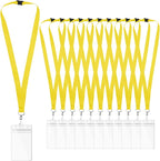 12-Pack Yellow Breakaway Lanyards by WEZEBEL
