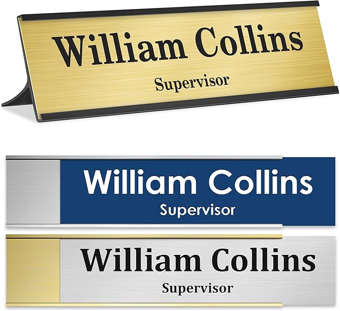 My Sign Center Custom Desk/Wall Name Plate by MySignCenter