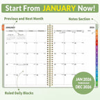SUNEE 2026 Appointment Book, Quarter-Hourly, Weekly & Monthly - Image 3