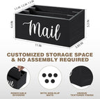 Mail Holder Countertop with 3-Slot, Mail Organizer - Image 3