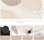 iCasso Extended Gaming Mouse Pad, Large Stable Rubber Base Mousepad - Image 2
