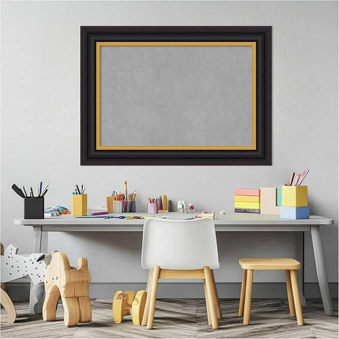 Amanti Art Black Framed Magnetic Board 22x30 Medium Vision Board - Image 5