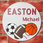 Baby Shower Sign, Newborn Nursery Decor, Kids sports Sign, Boys Room wall decor - Image 5