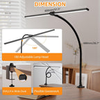 shinetech led desk lamp for home office, ultra, view 9