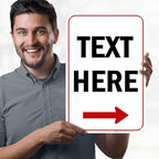 Custom Arrow, Custom Directional Sign, Right Arrow, 12x18 Inches, 55 mil thick - Image 2