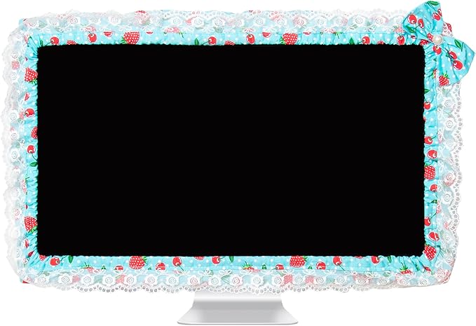 Kingshion 24-inch Cute Lace Fabric Monitor Cover by Unknown