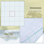 Ctosree 6 Pcs 11 x 17 Quadrille Pads 4 Squares Per Graph Paper Pad Back to - Image 3