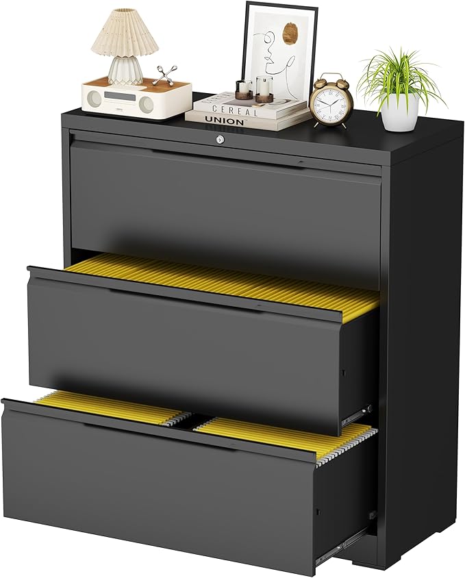 LONGLINK 3 Drawer Lateral File Cabinets by MetalStorageCabinet
