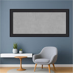 Amanti Art Black Framed Magnetic Board 25x53 Oversize Vision Board - Image 5