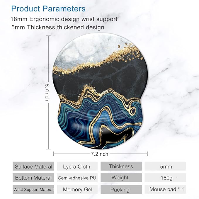 ITNRSIIET Ergonomic Mouse Pad - Image 5