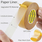 MILEQEE Double Sided Tape Heavy Duty, 1in x 33FT, Universal High Tack, Strong - Image 2