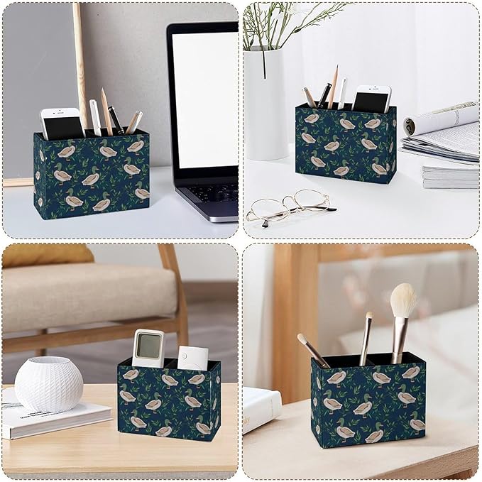Famame Cute Farm Animal Mallard Duck Pencil Holder - Image 4