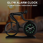 CIGERA Racing Bicycle Desk Alarm Clock Battery Operated, Glow-in-The-Dark Dial - Image 4