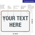 Custom Sign, Personalized Metal Signs, Customize - Image 3
